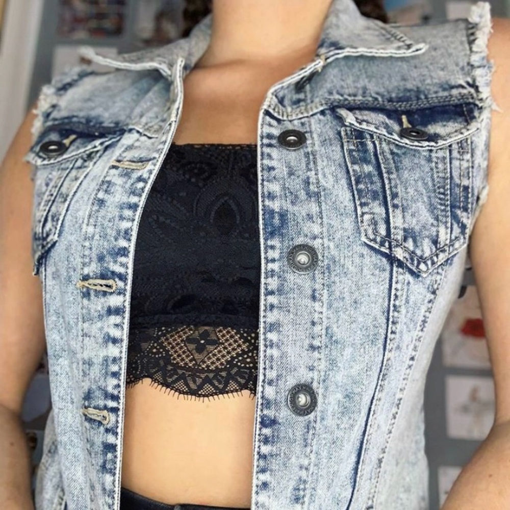 Denim vest